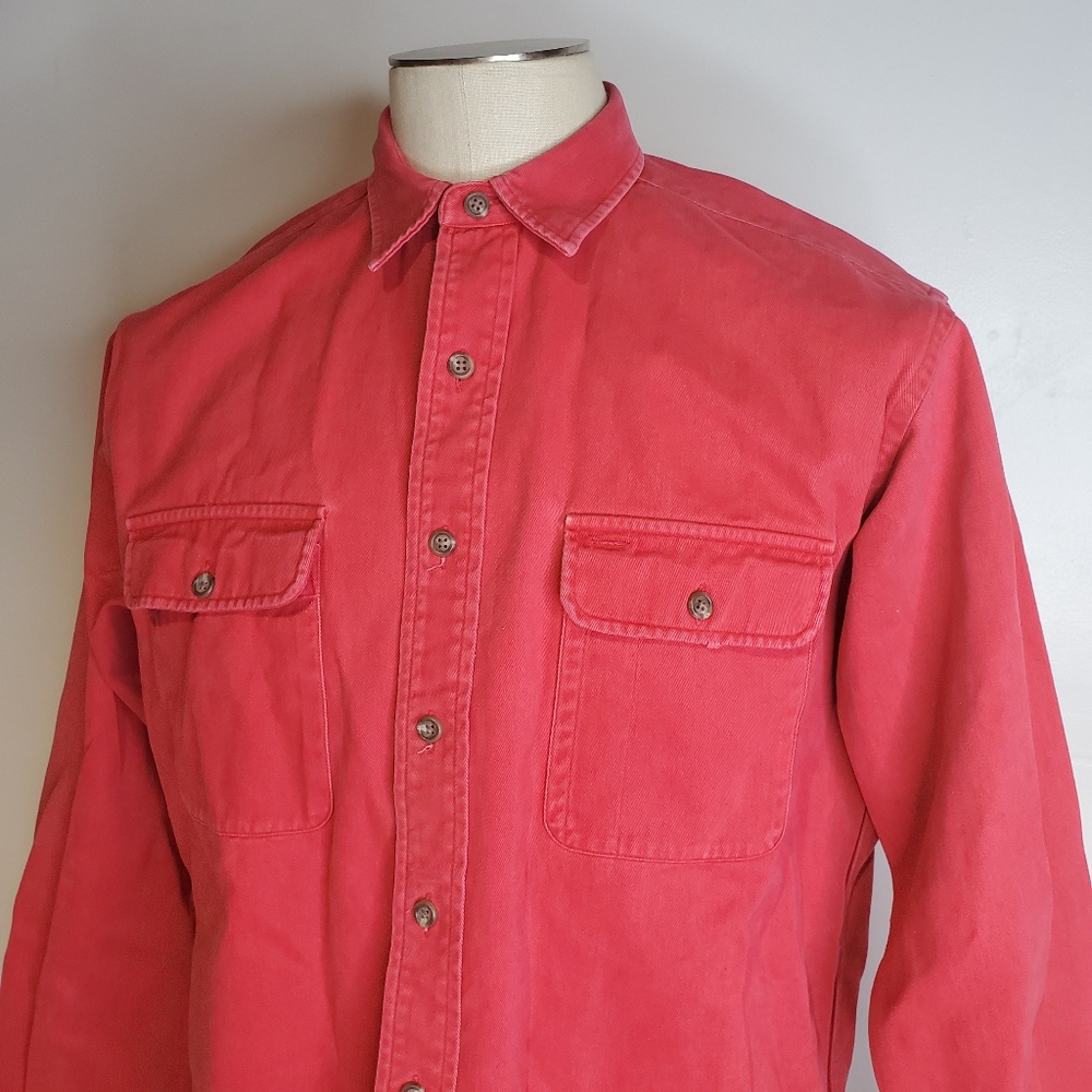 Vintage Polo Ralph Lauren Long Sleeve Shirt M Heav